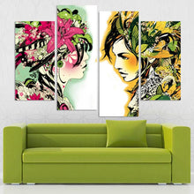 Load image into Gallery viewer, 4pcs/set Canvas Modernism Abstract Girls color Art Painting for Living Room Bedroom Decor Paintings For Living Room Wall
