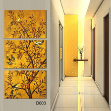 Load image into Gallery viewer, 3 Pieces Free Shipping popular Hot Sell Modern Wall Painting flower&amp;bird Home Wall Art Picture Paint on Canvas Prints
