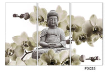 Load image into Gallery viewer, HD Buddha CANVAS PRINTS Modern 3 Panels Unframed Painting Home Decoration Living Room Bedroom Decor Wall Fine Art no frame
