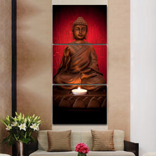 Load image into Gallery viewer, 3 Piece Canvas Art Modern Printed Buddha Painting Picture Decoracion Buddha Paintings Wall Canvas Pictures For Living Room FX041
