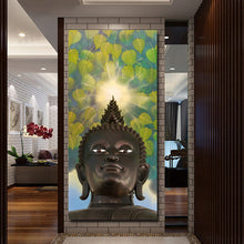 Load image into Gallery viewer, 3 Pcs/Set Buddha Painting Art On Canvas buddha vertical forms Canvas Print Decorative Picture Modern Wall Paintings FX046
