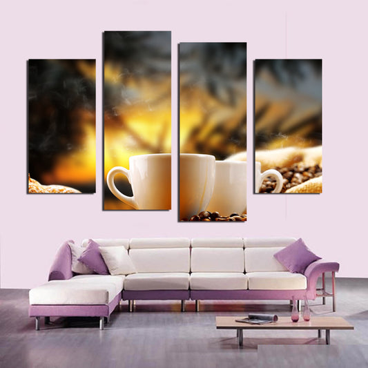 2017 new abstract Coffee coffee beans Decorative Pictures  Cuadros Decoracion  For Home Decor Wall Canvas Pictures F18834