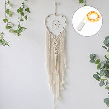 Load image into Gallery viewer, Moon Star Sun Macrame Wall Hanging
