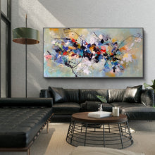 Load image into Gallery viewer, 100% Hand Painted Colorful Abstract Oil Painting Modern Paintings Modern Abstract Wall Pictures For Living Room Canvas Painting
