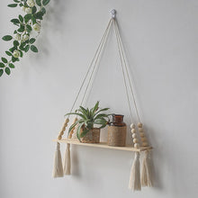 Load image into Gallery viewer, Macrame Shelves for Bedroom &amp; Plant
