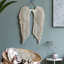 Load image into Gallery viewer, Macrame Angel Wings Wall Hanging
