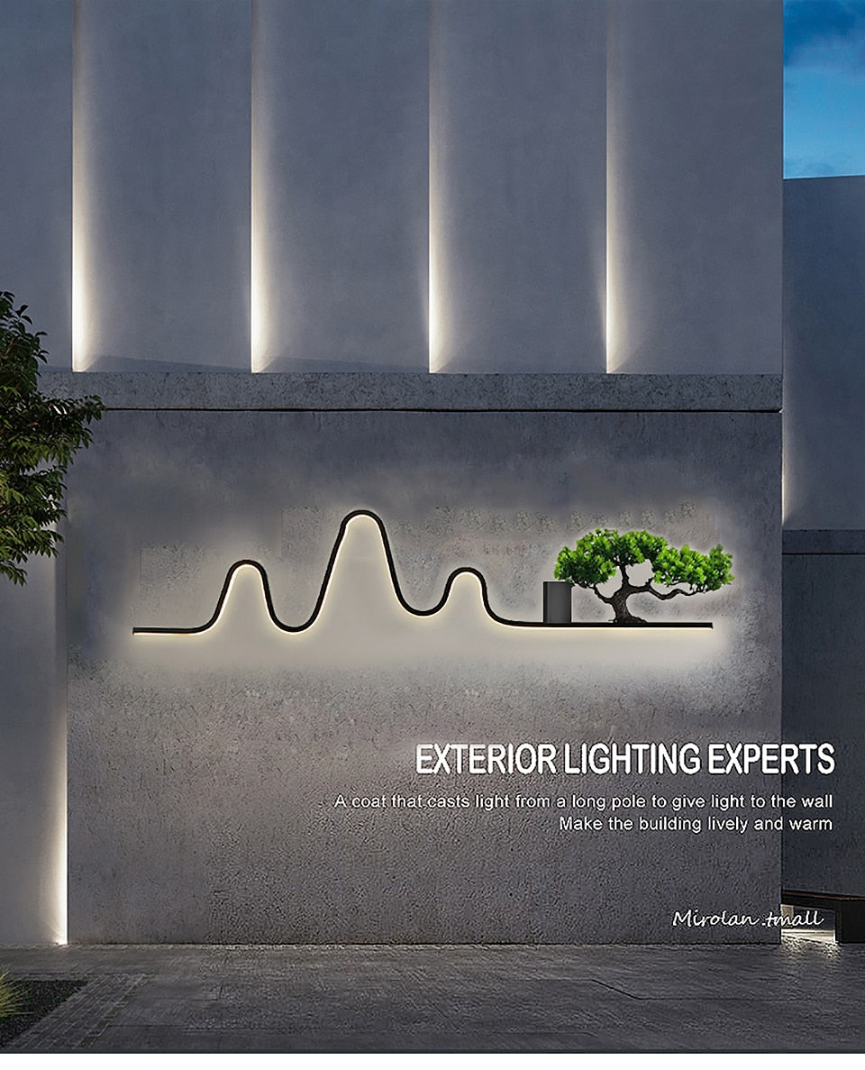 New Outdoor lighting IP65 Waterproof LED Wall lamp Modern Garden Villa Landscape decoration Plant Light 96V 20V Sconce Luminaire