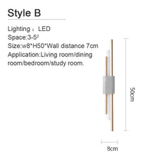Load image into Gallery viewer, Marble Wall Lamp Postmodern Led Wall Light For Living Room Sofa Background Bedside wall lighting Home Hotel Decro Light 110-240V
