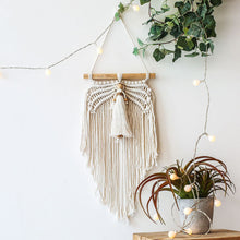 Load image into Gallery viewer, Macrame Angel Wings Wall Hanging
