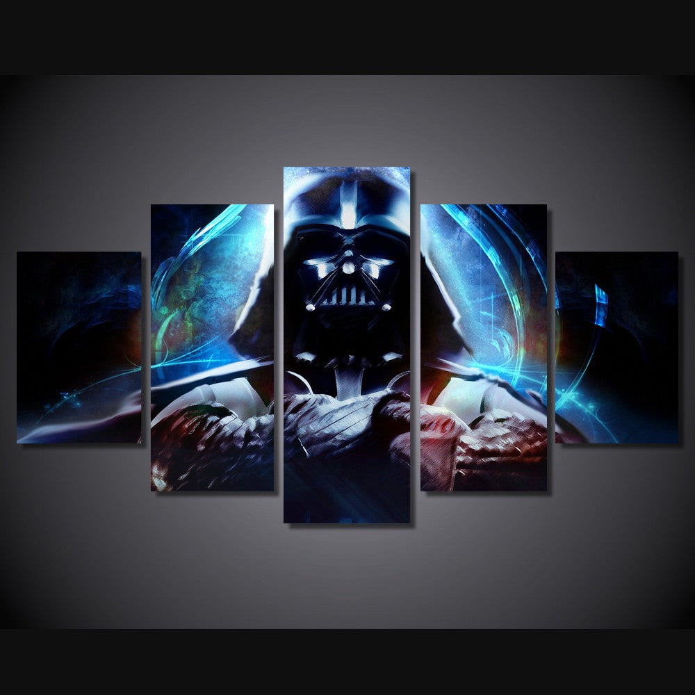 HD Printed Star Wars 5 piece picture painting wall art Canvas Print room decor poster canvas Free shipping/Y048