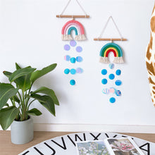 Load image into Gallery viewer, Macrame Rainbow Wall Hanging Home Decor for Kids Room Girls Bedroom Baby Shower Nursery DecorationsDecorations Kids Room Wall

