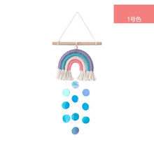 Load image into Gallery viewer, Macrame Rainbow Wall Hanging Home Decor for Kids Room Girls Bedroom Baby Shower Nursery DecorationsDecorations Kids Room Wall
