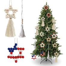 Load image into Gallery viewer, Christmas Wood Beads Garland Christmas Tree Garland
