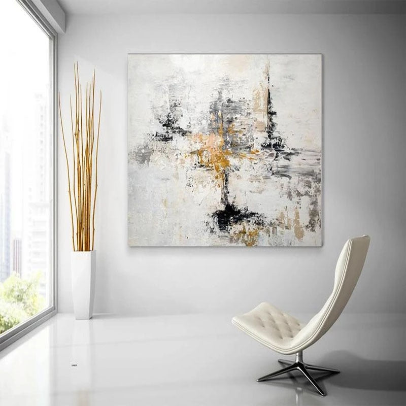 100%Handmade Large Modern Wall Art Painting Large Abstract Wall Art Painting For Home Colorful Abstract Bedroom Wall Living Room