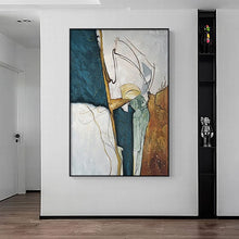 Load image into Gallery viewer, Free Shipping Hand-Painted Modern Abstract Oil Painting On Canvas Handmade Abstract Art For Home Office Bar Decoration No Frame
