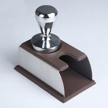 Load image into Gallery viewer, 1pc Coffee Espresso tamper holder support base rack tool Black/Brown for Barista
