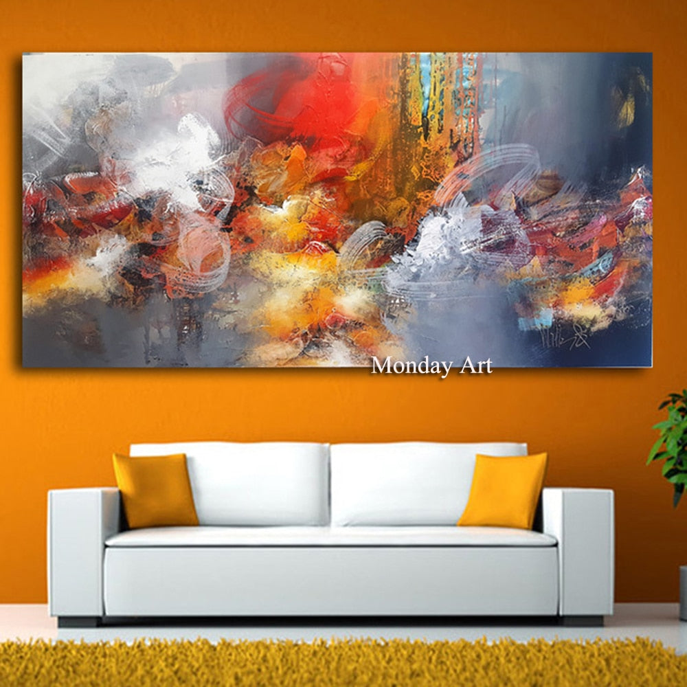 Artist modern painting abstract Color World wall art canvas famous abstract paintings reproduction oil paintings on canvas