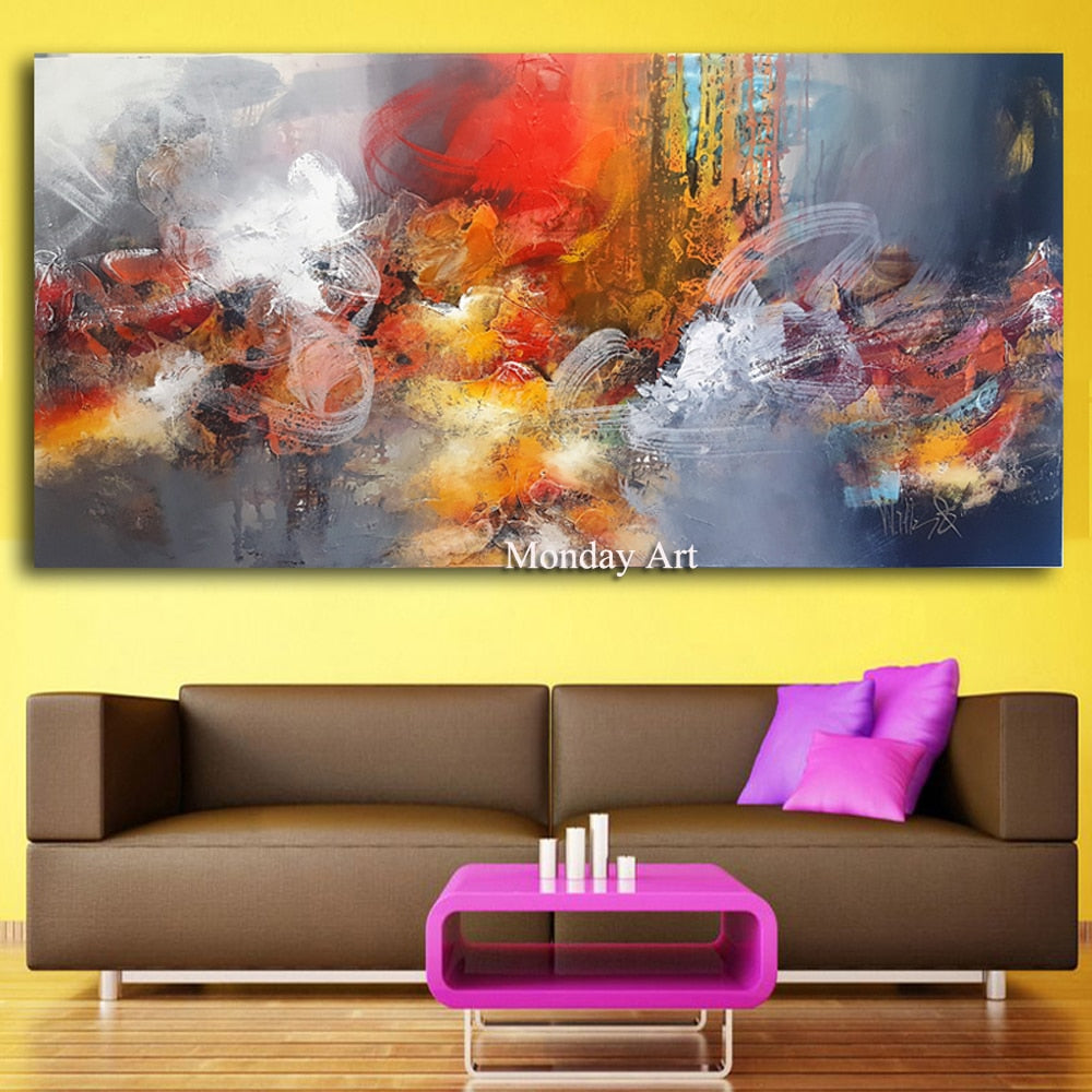 Artist modern painting abstract Color World wall art canvas famous abstract paintings reproduction oil paintings on canvas