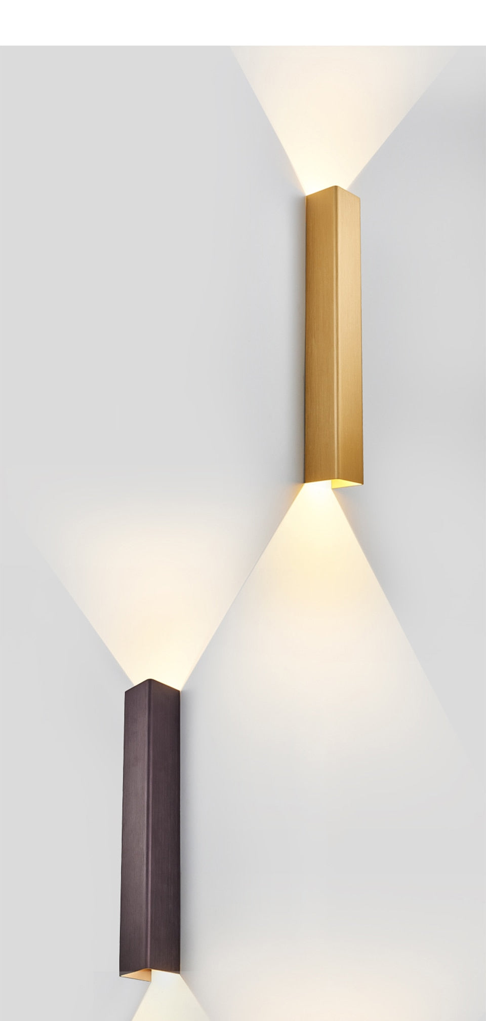 Modern Minimalist Indoor Lighting LED Wall Lamp For Bedroom Bedside Home Lighting Decoration Sconce Aluminum Lamp 6W AC 85-265V