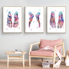 Load image into Gallery viewer, HD Printed human anatomy poster Foot hand bone Painting Wall Art medical pictures human body clinic medical picture
