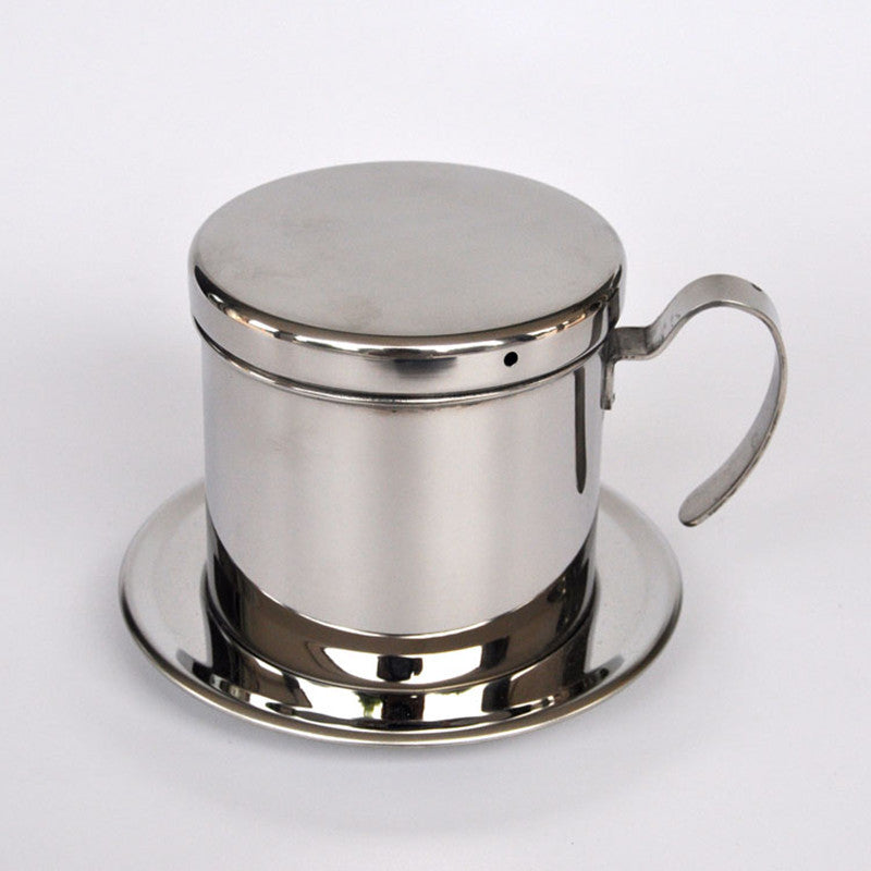 The portable stainless steel Vietnam Coffee Dripper filter coffee maker high quality drip coffee filter pot filters tools