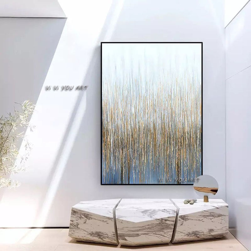 Abstract Art Decorative Large Wall Painting On Canvas Handmade Oil Vertical  Pictures For Living Room Wall Decor Painting