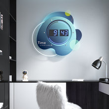 Load image into Gallery viewer, Large Digital LED Wall Clocks Electronic Modern Design Hanging Watch With Calendar Thermometer Home Decoration for Living Room
