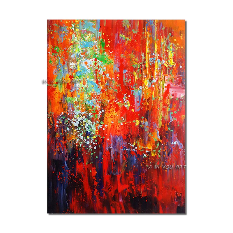 Large Size Wall Art Abstract Thick Texture Oil Painting On Canvas 100 Hand Painted Without Frame