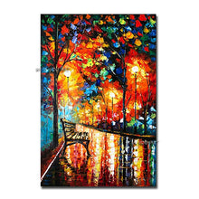 Load image into Gallery viewer, Hand Painted landscape Oil Painting on Canvas Colorful Landscape pciture Minimalist Modern Wall Art Decorative For Living room
