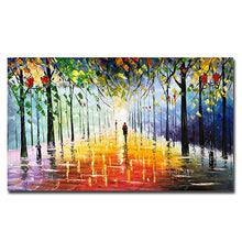 Load image into Gallery viewer, Hand Painted landscape Oil Painting on Canvas Colorful Landscape pciture Minimalist Modern Wall Art Decorative For Living room
