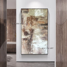 Load image into Gallery viewer, 100 Handmade Oil Painting by Artist Canvas Wall Art Modern Abstract Minimalist Oil Painting for Livingroom.

