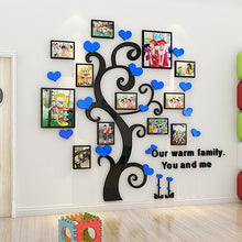 Load image into Gallery viewer, Wall Stickers Family Photo Frame 3D DIY Acrylic Mirror Tree Art Decal for Bedroom Living Room Sofa TV Background Wall Home Decor
