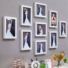 Load image into Gallery viewer, 9 Pcs Classic Picture Frames Wall Photo Frame 10 Inch Wedding Couple Recommendation Black White Pictures Frames Gift  Home Decor

