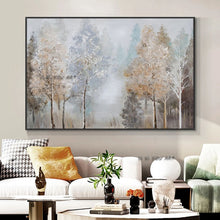 Load image into Gallery viewer, New Decorative  Abstract Autumn Trees Oil Painting 100 Handmade On Canvas Wall Art Pictures For Living
