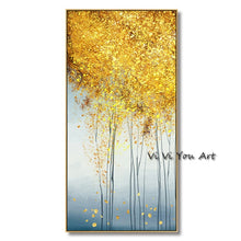 Load image into Gallery viewer, Hand painted Large Size Gold Paintings Abstract Oil Painting Canvas Paintings Art Wall Picture For Home Living Room Wall Decor
