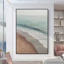 Load image into Gallery viewer, 100% Hand Painted Landscape Abstract Canvas Painting Home Decor Seascape Wall Art Nordic Living Room Decorative Wall Pictures
