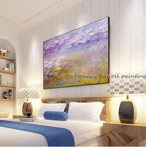 Large size Home Decor Hand Painted Abstract Seascape Oil Painting On Canvas Sea Beach Wall Pictures For Living Room Bedroom