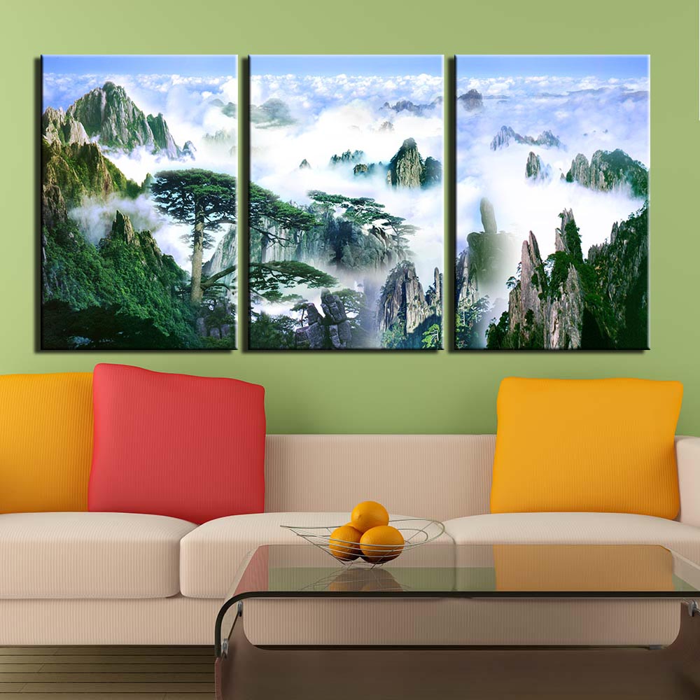 Wall Art Canvas Poster and Print Canvas Painting Decorative Scenery Pictures for Living Room Home Decor