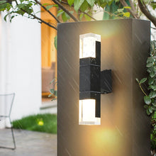 Load image into Gallery viewer, Modern Outdoor Wall Mounted Lamp IP65 Waterproof LED Wall Lighting Garden porch Sconce Light 96/220V Gold Black Sconce Luminaire
