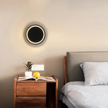 Load image into Gallery viewer, Wall Lamps for Bedroom living room Indoor Rotatable Plated Metal Led Wall Lamps white black body square round triangl AC90-260V
