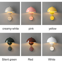 Load image into Gallery viewer, Nordic wall lamp Creative Indoor lighting Modern Art Design Bedside Living Room Study Hotel Decoration Flower Bud Fixture 96-240
