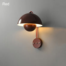 Load image into Gallery viewer, Nordic wall lamp Creative Indoor lighting Modern Art Design Bedside Living Room Study Hotel Decoration Flower Bud Fixture 96-240
