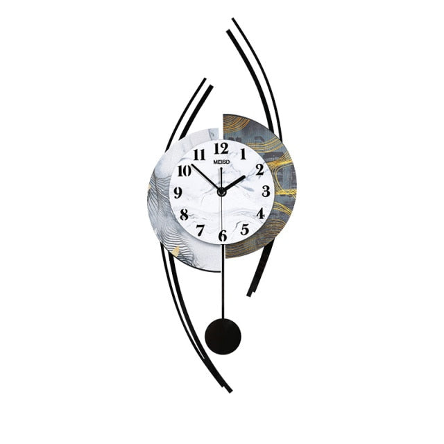 On Sale Large Creative Acrylic Decorative Wall Clock Modern Design Living Room Home Decoration Wall Watch Wall Stickers