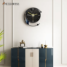 Load image into Gallery viewer, Black Simple Decorative Silent Wall Clock Modern Design Large Watches For Kitchen Living Room Bedroom Home Interior Decoration
