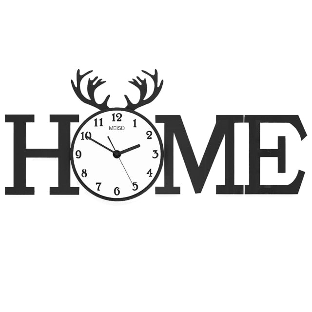 Warm Home Non-Ticking Extra Large Decorative DIY Wall Clock Modern Design Living Room Home Decoration Wall Watch Wall Stickers