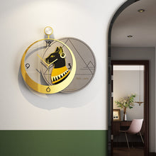 Load image into Gallery viewer, Gaia Anderson Cat Wooden Decorative Silent Wall Clock Modern Design Large Watches For Kitchen Living Room Bedroom Home Interior
