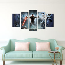 Load image into Gallery viewer, Decor Modular HD Pictures Star Wars Poster Canvas Home and Office Decorations Wall Art Decor Painting Mural Wall Canvas 5 Piece
