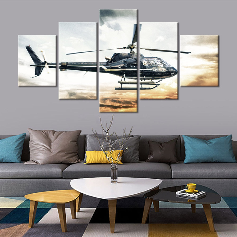 Modern Style rocket Aircraft Canvas Painting Poster Print Decor Wall Art Pictures Home Decor Bedroom