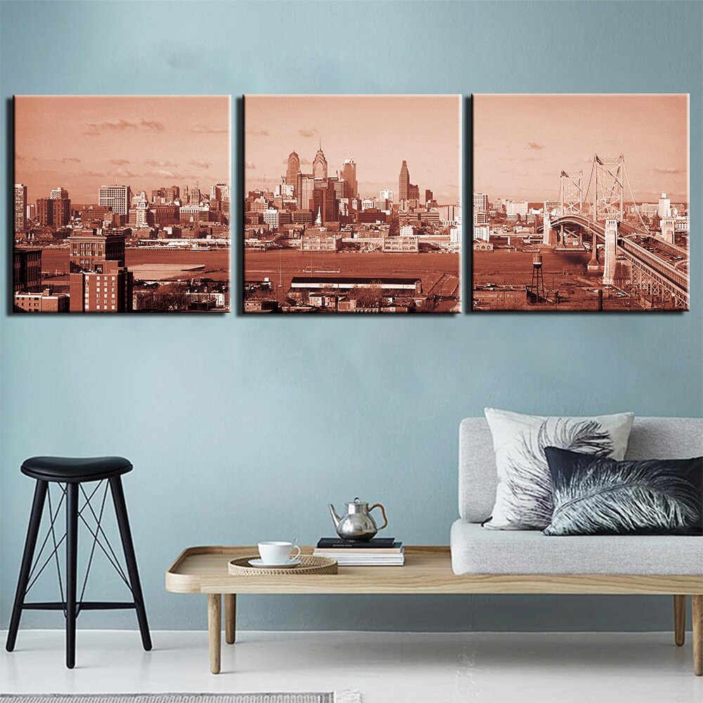Canvas Wall Art 3 Pcs Scenery Pictures Prints Poster for Bedroom Home Wall Decor Canvas Painting
