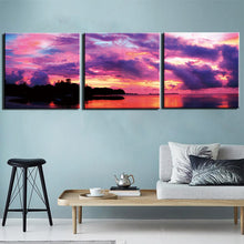 Load image into Gallery viewer, Modern Canvas Print Art Wall Picture 3 Panels Scenery Paintings Decor Artwork Canvas Print for Home Office Living Room Bedroom
